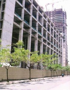 Structure of Podium C & D area, Berjaya Times Square, 2002