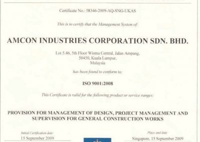 DNV MANAGEMENT SYSTEM CERTIFICATE