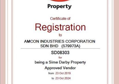 SIME DARBY CERTIFICATE OF REGISTRATION